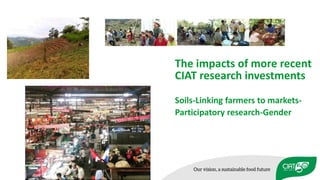 Impacts of 50 years of CIAT research on Tropical Agriculture