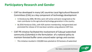 Impacts of 50 years of CIAT research on Tropical Agriculture