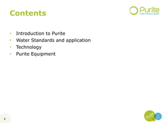 Laboratory Water Purification Technology, Products and Water Quality ...