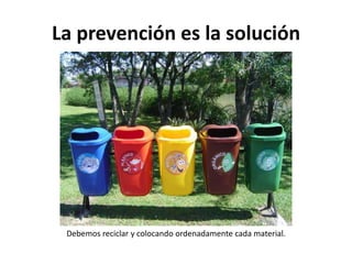La basura un problema de mi comunidad | PPTX