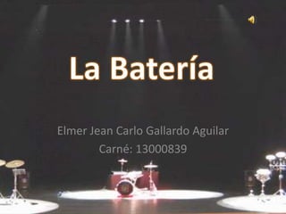 Elmer Jean Carlo Gallardo Aguilar
Carné: 13000839
 