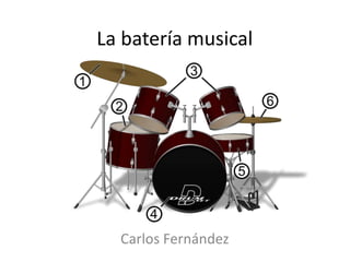 La batería musical
Carlos Fernández
 