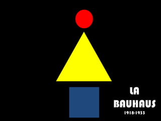 LA
BAUHAUS
1918-1933
 