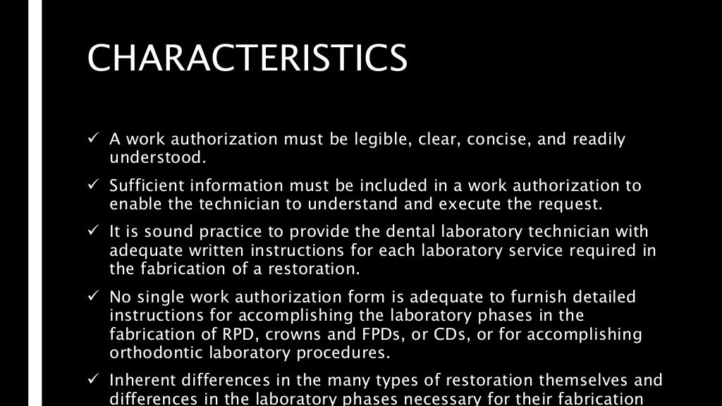 Lab authorization sheet