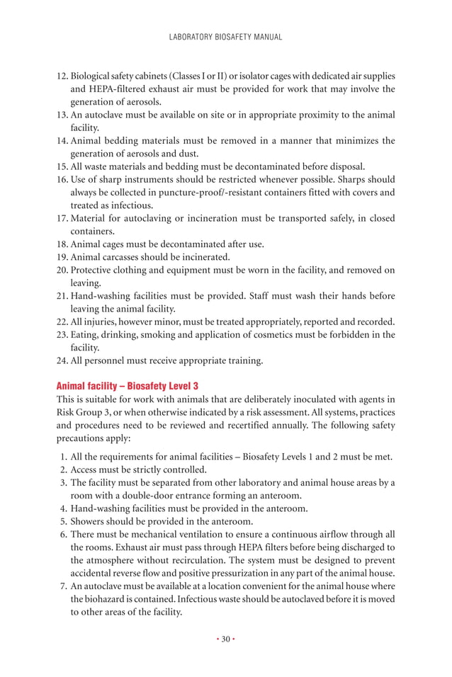 Laboratory biosafety manual | PDF