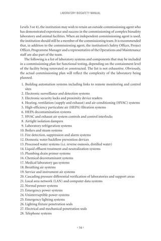 Laboratory biosafety manual | PDF