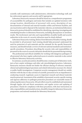 Laboratory biosafety manual | PDF