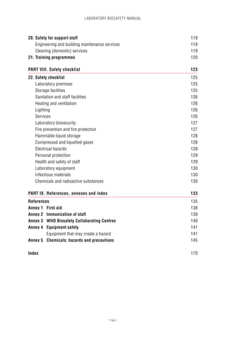 Laboratory biosafety manual | PDF