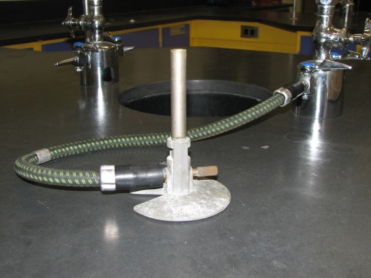 steps to lighting a bunsen burner 2012
