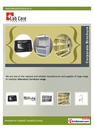 We are one of the reputed and reliable manufacturer and supplier of huge range
of modular laboratory furniture range.
 