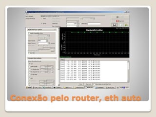 Conexão pelo router, eth auto
 
