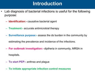 Lab Diagnosis of Bacterial infections | PPT