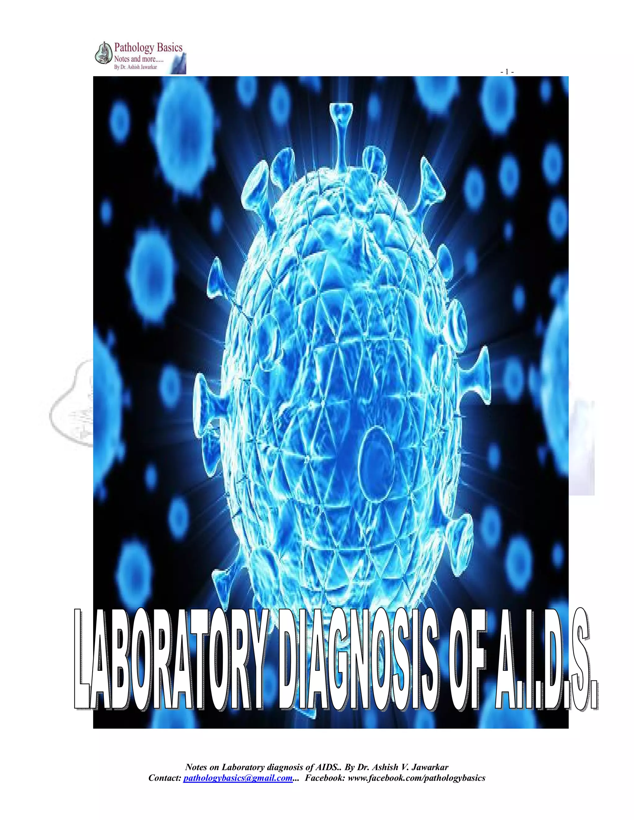 LABORATORY DIAGNOSIS OF HIV - AIDS | PDF