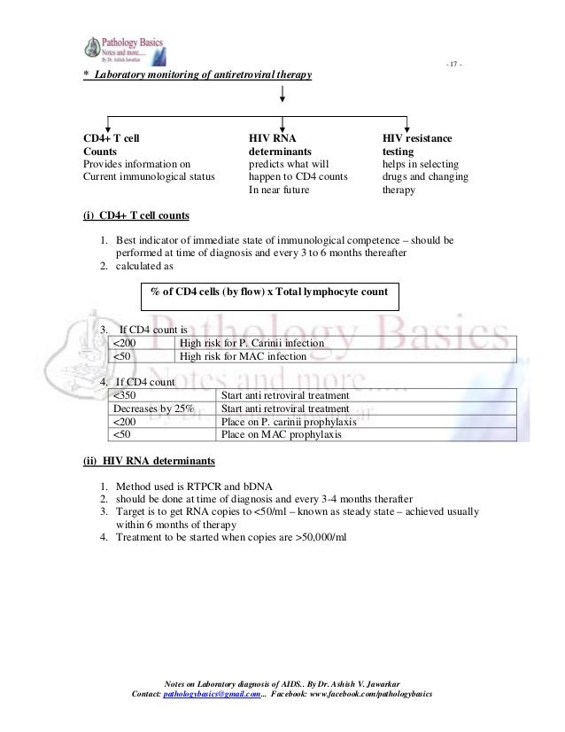 LABORATORY DIAGNOSIS OF HIV AIDS