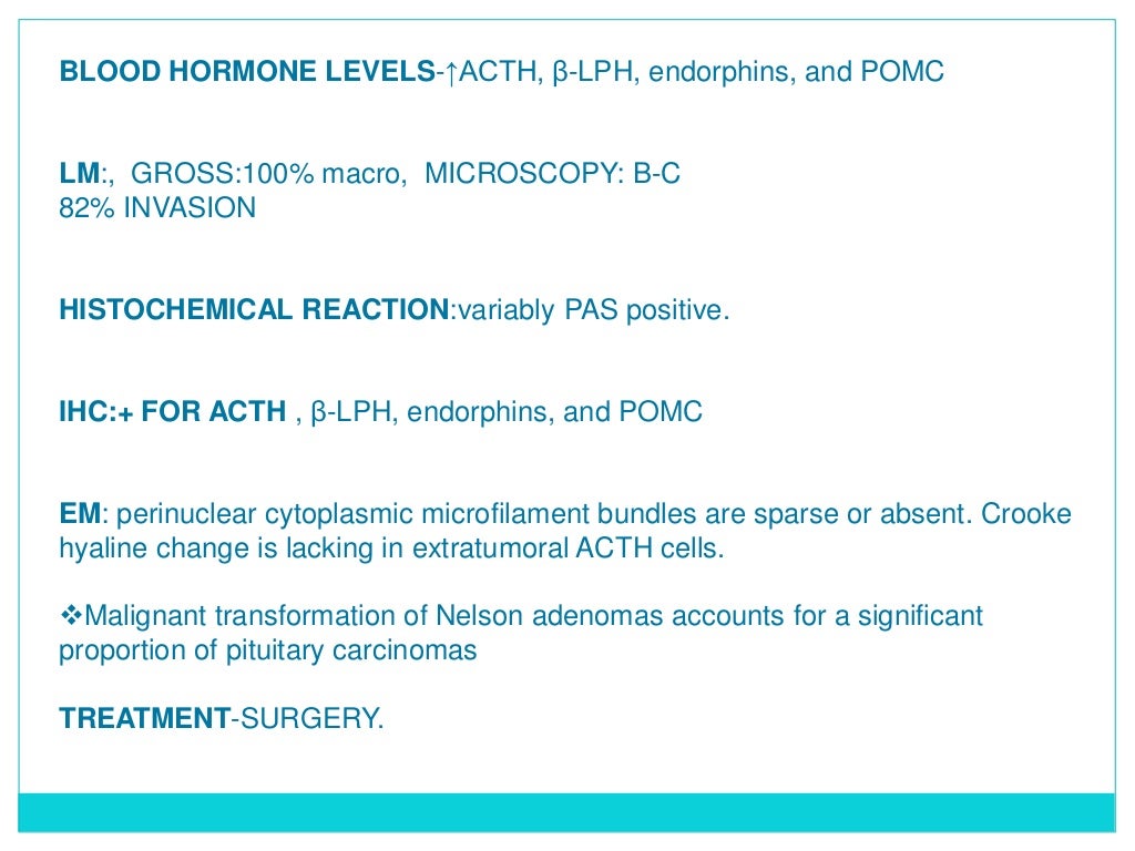 Lab diagnosis of pituitary tumors