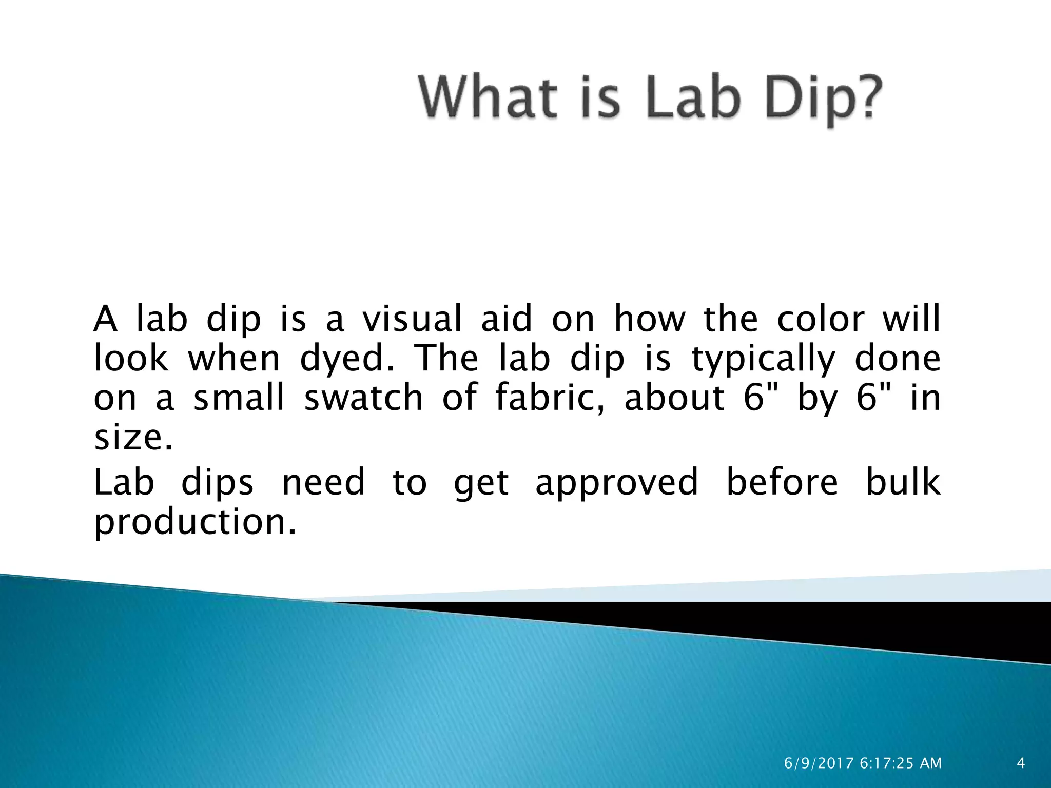 Lab dip | PPT