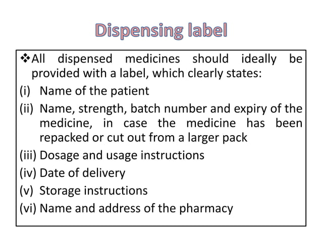 Labeling in pharmaceutical packaging | PPTX