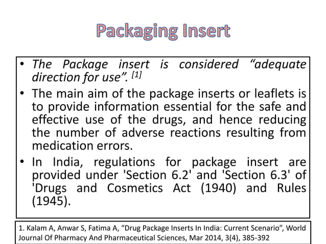 Labeling in pharmaceutical packaging | PPTX