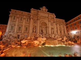 Fontana di Trevi de noche
 