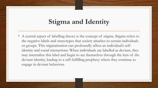 Labeling Theory in Sociology | Deviance in sociology | PPT