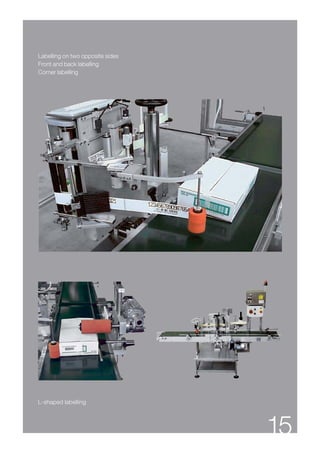 Labelling on two opposite sides
Front and back labelling
Corner labelling




L-shaped labelling




                                  15
 