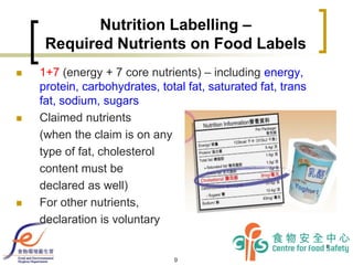 Labelling of Prepackaged Food in Hong Kong_2015 | PDF