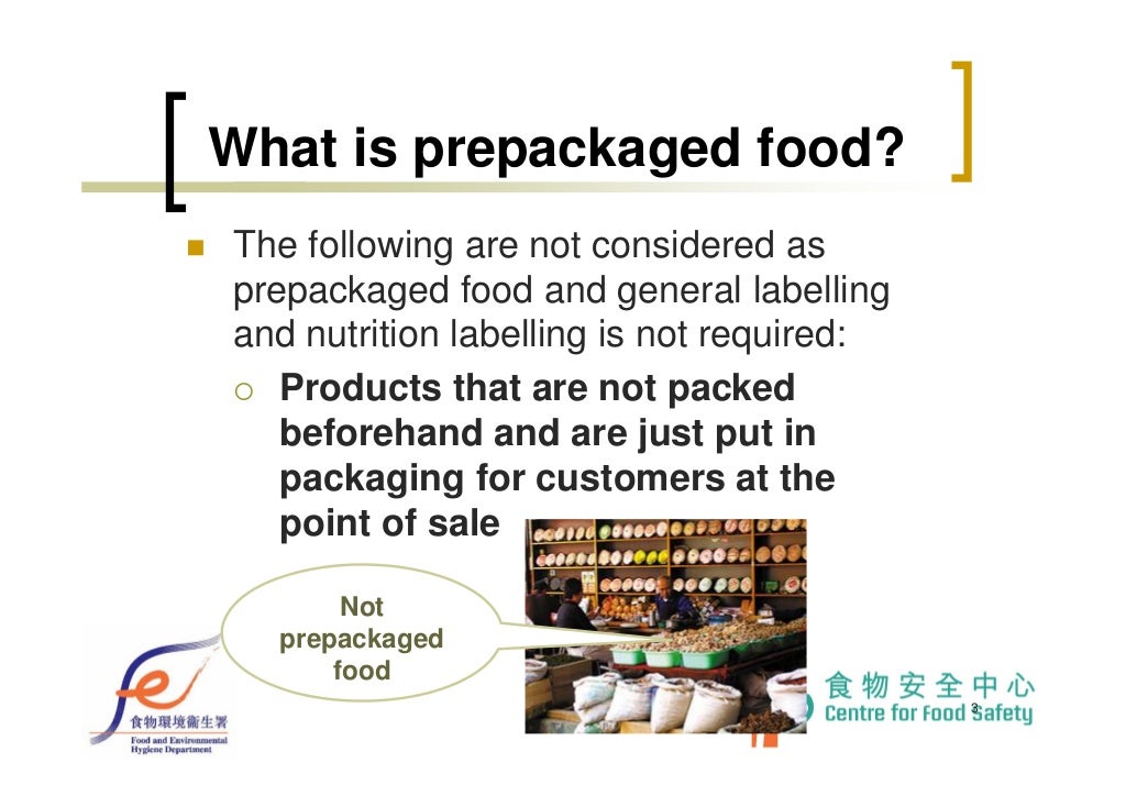 Labelling of Prepackaged Food in Hong Kong_2015