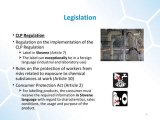 Labelling Act Ppt Labelling & packaging of hazardous chemicals | PPT