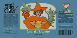 Canned Cocktail Flat Labels