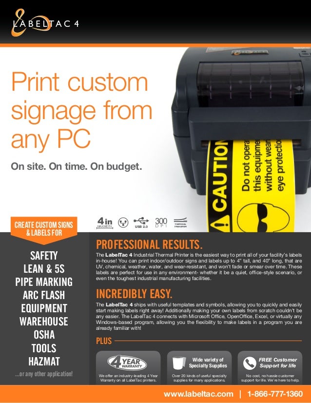 Labeltac® 4 industrial labeling system
