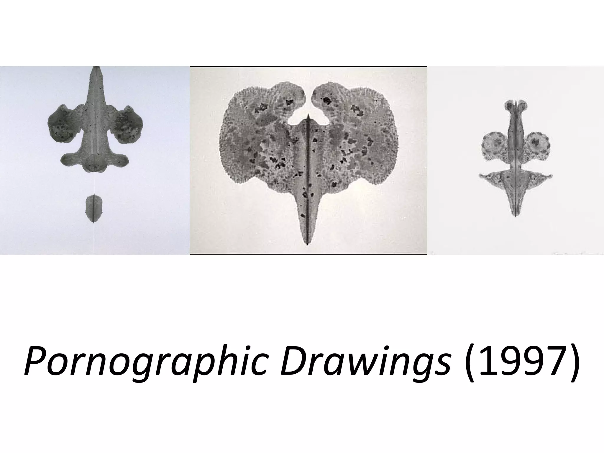 Pornographic Drawings (1997)
 