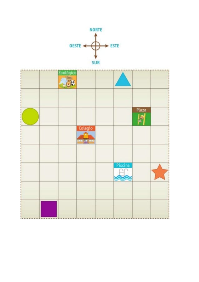 Laberinto con puntos cardinales