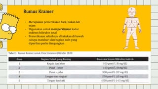 Kramer Test Laboratory examination for jaundiced infant | PPTX