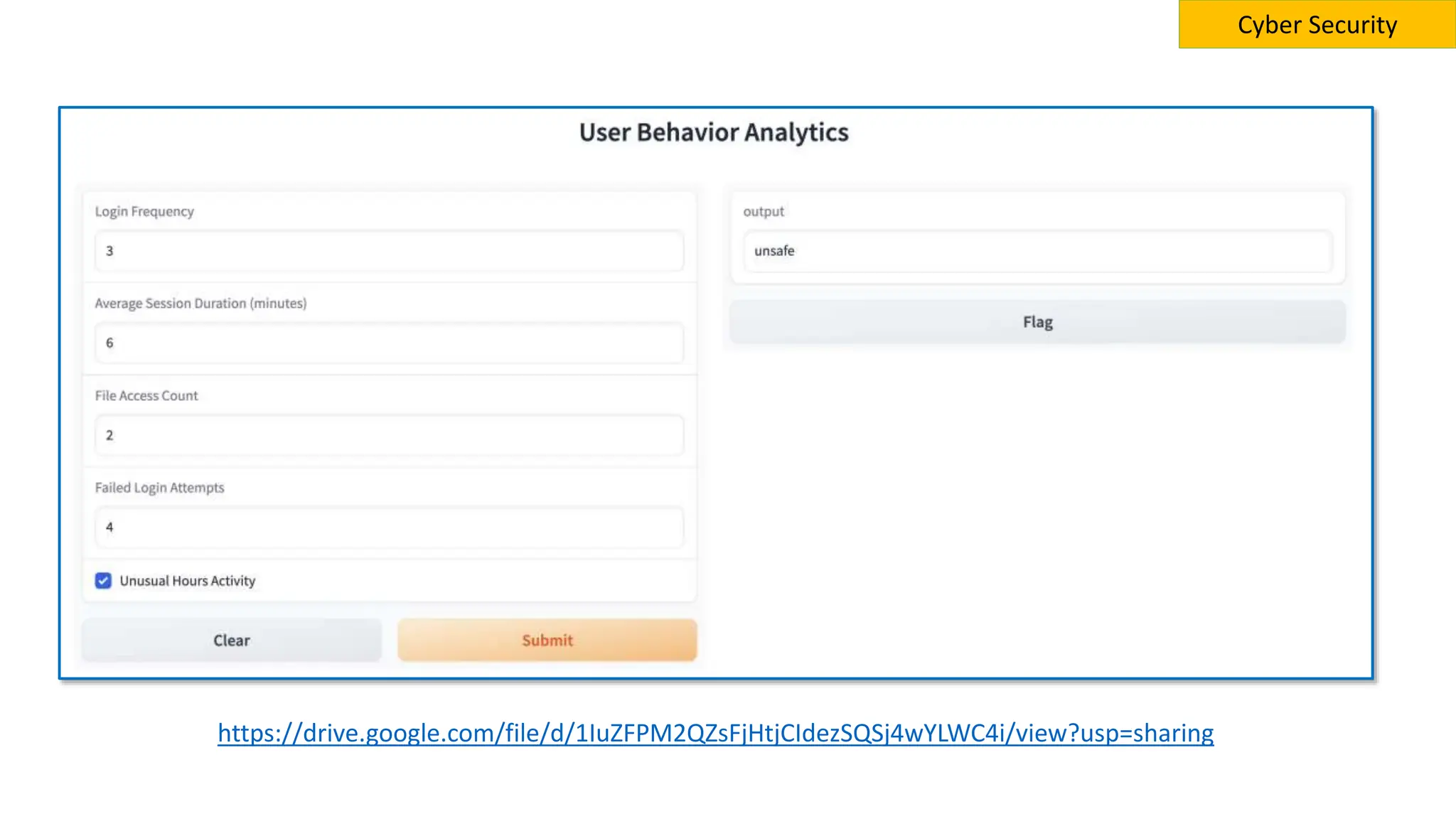 Cyber Security
https://drive.google.com/file/d/1IuZFPM2QZsFjHtjCIdezSQSj4wYLWC4i/view?usp=sharing
 