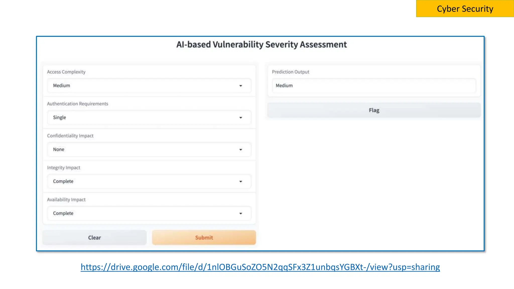 Cyber Security
https://drive.google.com/file/d/1nlOBGuSoZO5N2qqSFx3Z1unbqsYGBXt-/view?usp=sharing
 