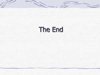 The End 
