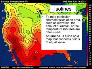 An Isoline On A Map Lab Four Isolines And Contour Lines