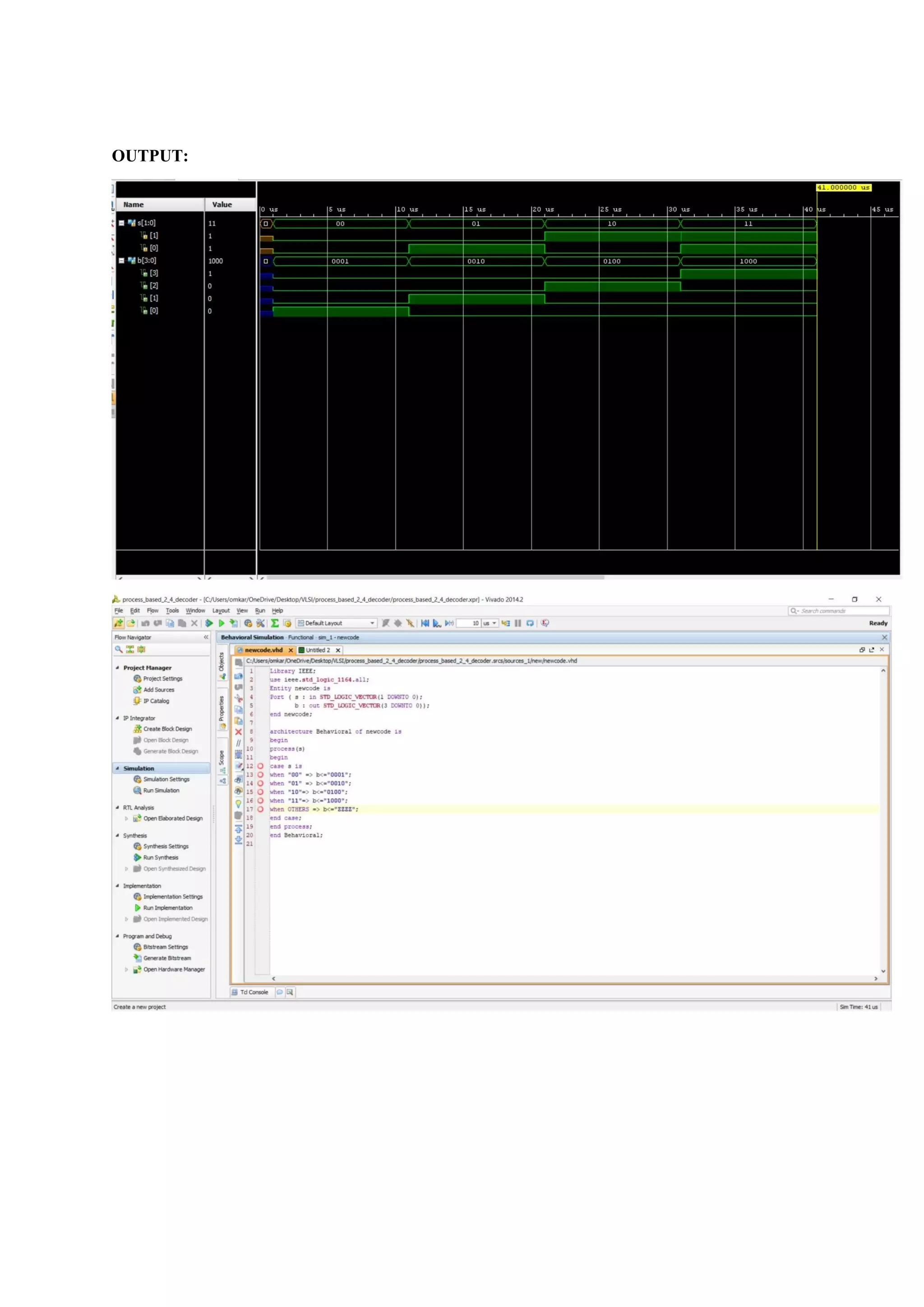Design of Mux and decoder using VHDL | PDF