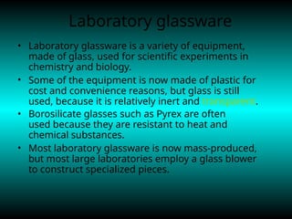 Comprehensive Guide to Laboratory Equipment and Their Uses in ...