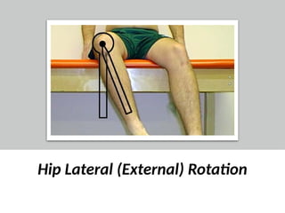 Knee Geometry for Physio lab showing joint range measurements | PPTX