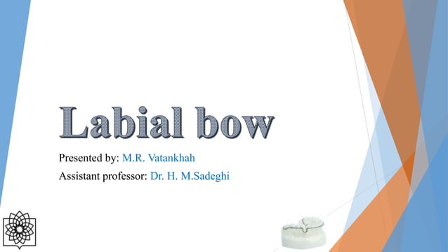 Labial bow Functions , Constructions , Types & Indications. | PPTX ...