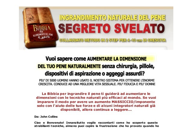 Quanto grande sarà il mio pene crescere