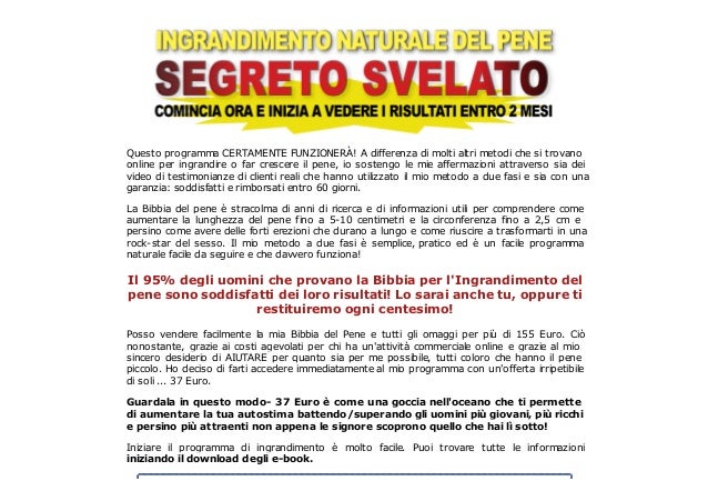 Aumenti di erbe di pene