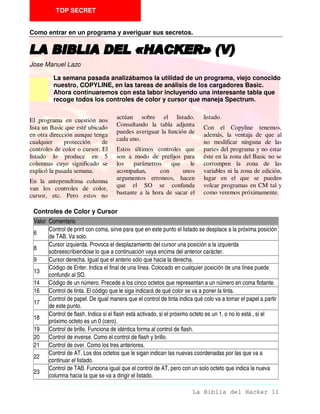 TOP SECRET


Como entrar en un programa y averiguar sus secretos


/$%,%/,$'(/©+$.(5ª,,, 