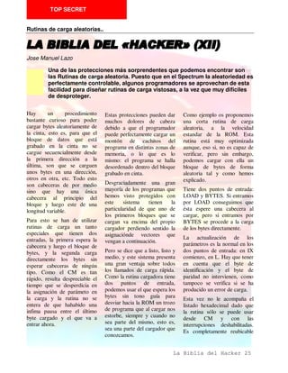 TOP SECRET


Rutinas de carga en Código Máquina.


/$%,%/,$'(/©+$.(5ª9,, 