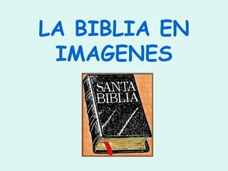 LA BIBLIA EN
IMAGENES
 