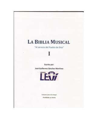 LA BIBLIA MUSICAL I   https://www.youtube.com/user/jgsmbach