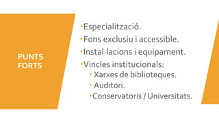 La biblioteca ressona: fons municipals de la Biblioteca-CRAI ESMUC a l'abast de les universitats catalanes