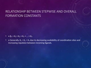 Labile Balance Examples Labile_and_Inert_Complexes stability of coordination compound | PPTX