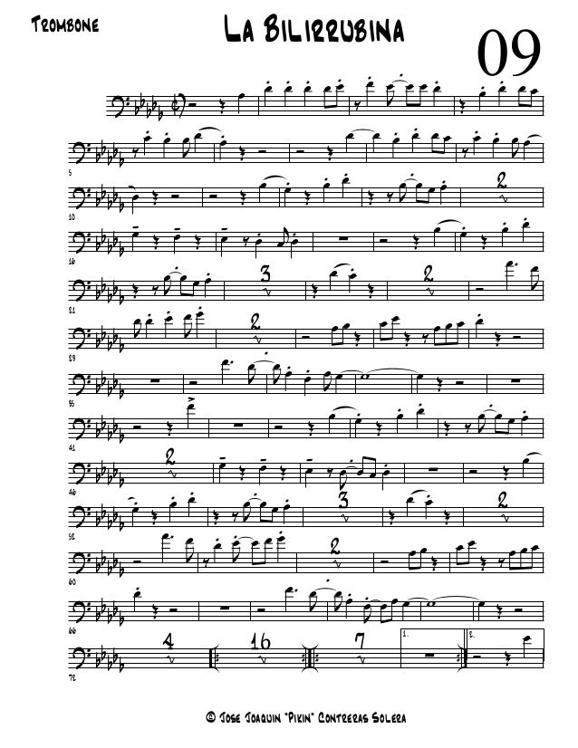 La Bilirrubina Trombon